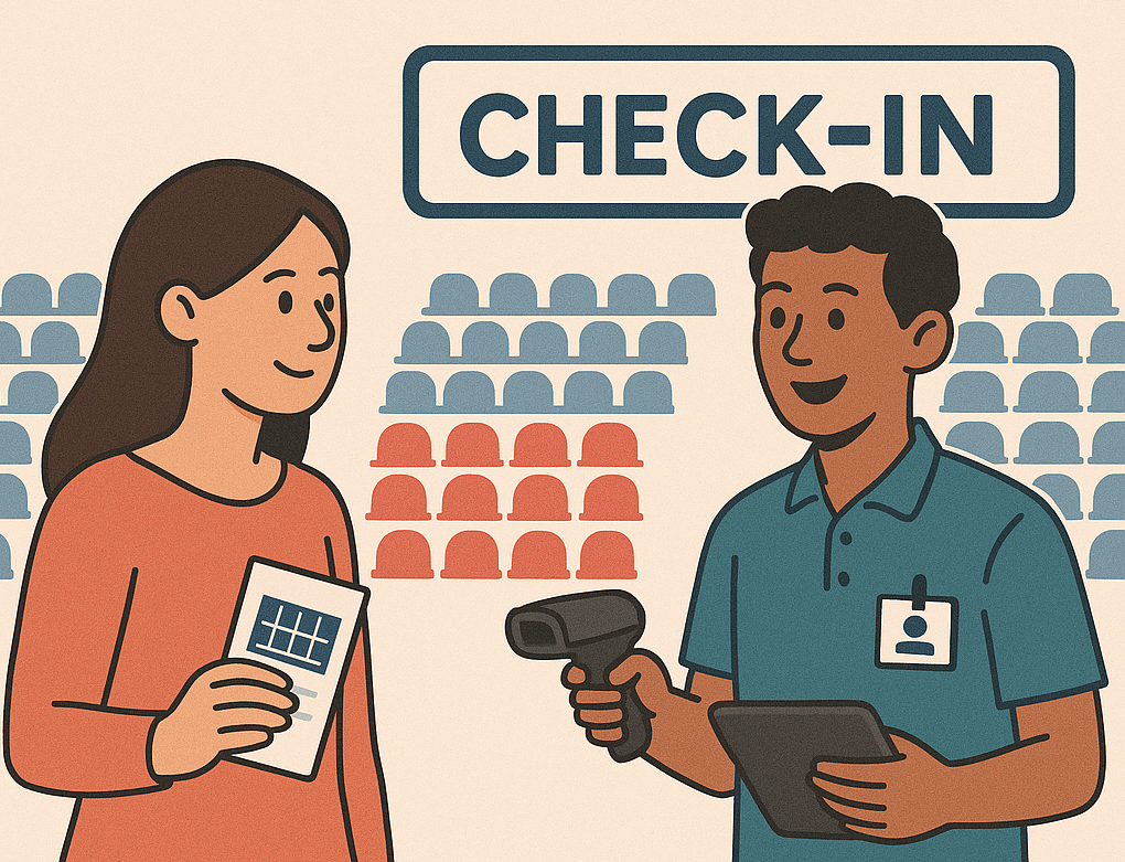 mid-sale seating chart switch - check-in