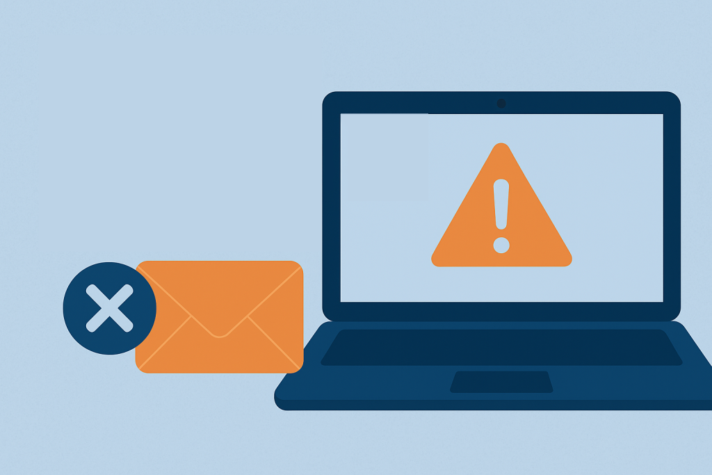 email deliverability in WordPress - warning