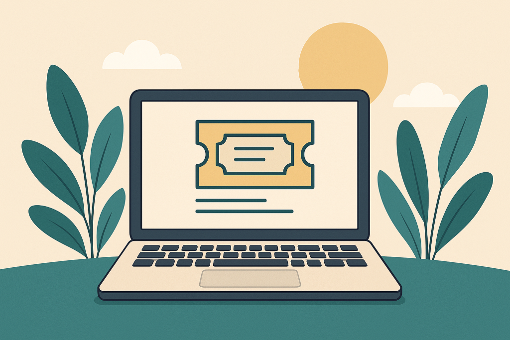 your event ticketing website works for you - monitor