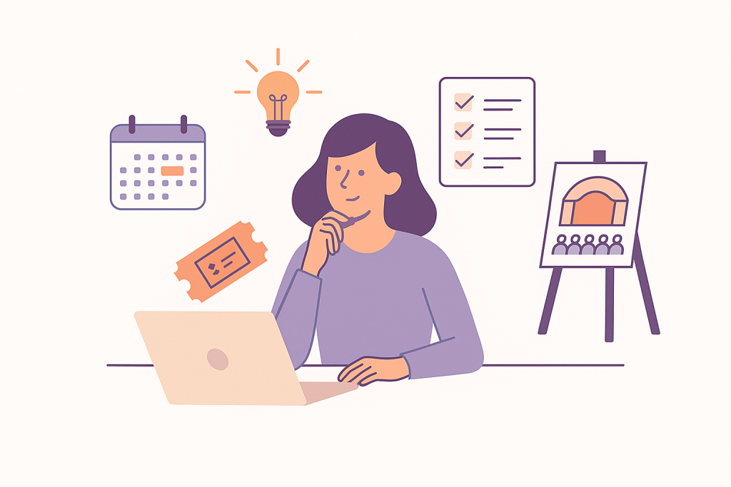 How to become an event planner - think