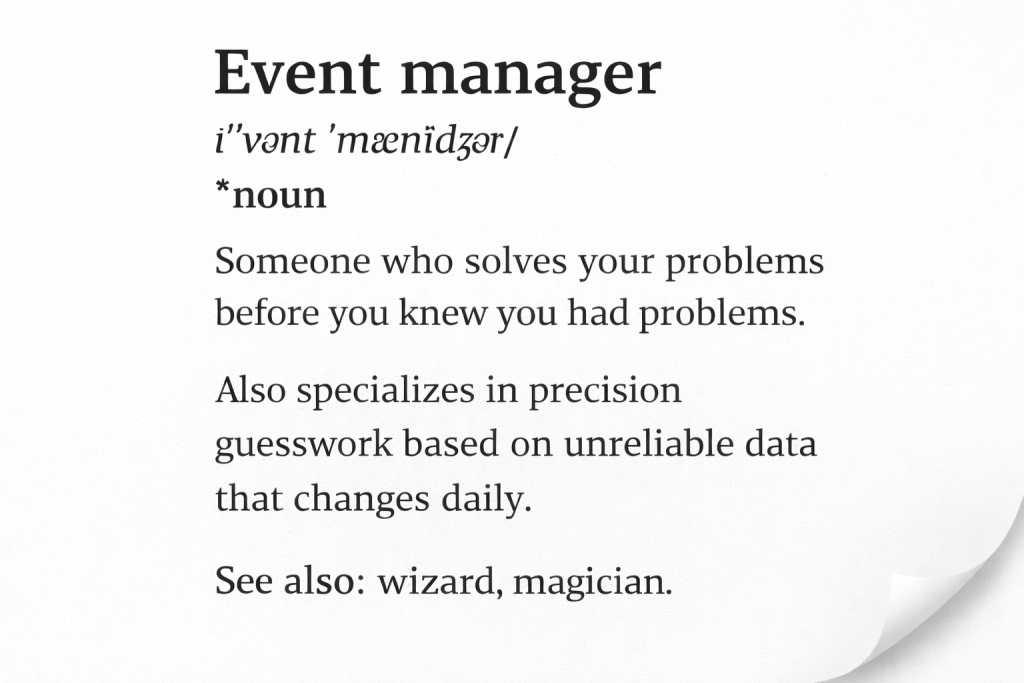 event managers - definition