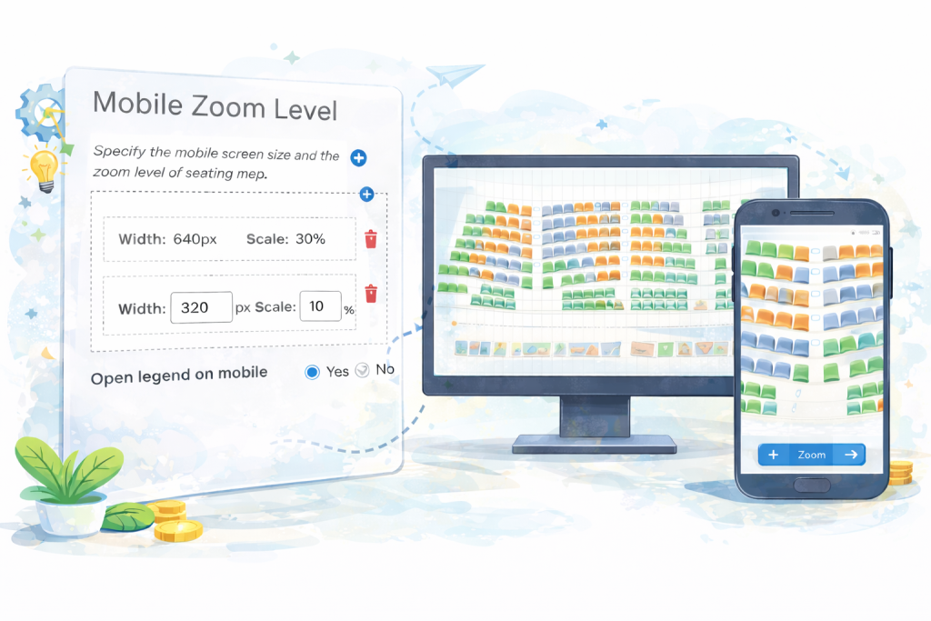 Tickera solutions - seating charts zoom