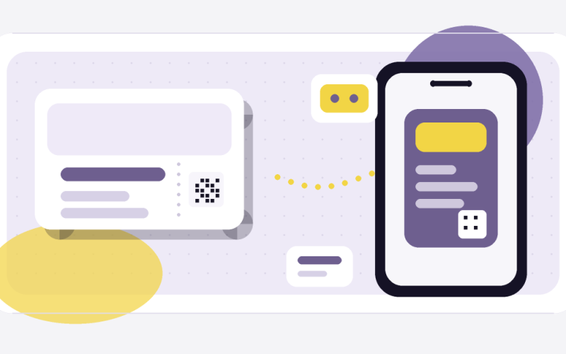 Illustration of digital wallet passes for Tickera event tickets